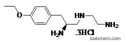 Molecular Structure of 221640-06-8 ((S)-N1-(2-aminoethyl)-3-(4-ethoxyphenyl)propane-1,2-diamine.3HCl)
